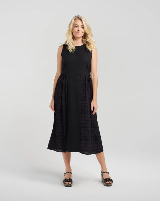Jenny Dress - Black - ZAFINA Tunics Plaid country