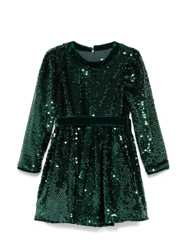 Abel & Lula Emerald Green Sequin Dress 5528 Tunics Sophisticated sleek