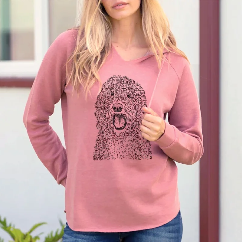 Phillip the Portuguese Water Dog - Cali Wave Hooded Sweatshirt. Hoodie with Print Artistic Unique Phillip the Portuguese Water Dog - Cali Wave Hooded Sweatshirt. Hoodie with Print Artistic Unique