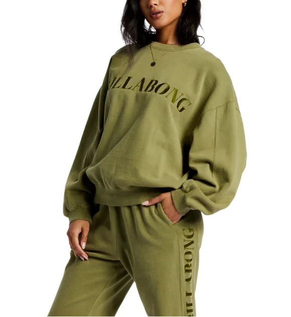 Billabong Womens Baseline Kendall Sweatshirt. Hoodie with Back Slit Movement Comfort Billabong Womens Baseline Kendall Sweatshirt. Hoodie with Back Slit Movement Comfort