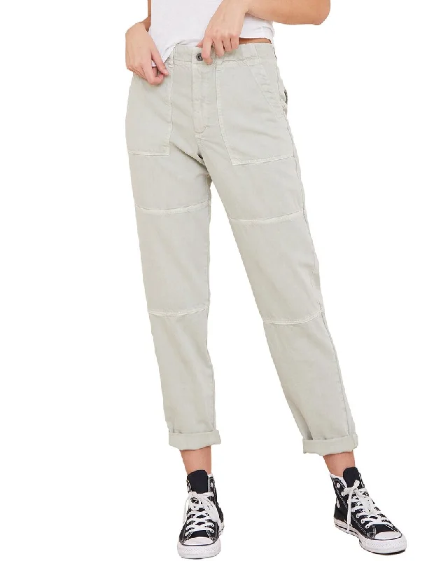 Bella Dahl Sutton Rolled Patch Pant Fashionable Button-Up Pants