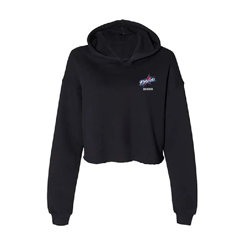 Francis Marion - NCAA Women's Soccer : Joy Brockmann - Women's Crop Fleece Hoodie. Hoodie with Mesh Breathable Sporty