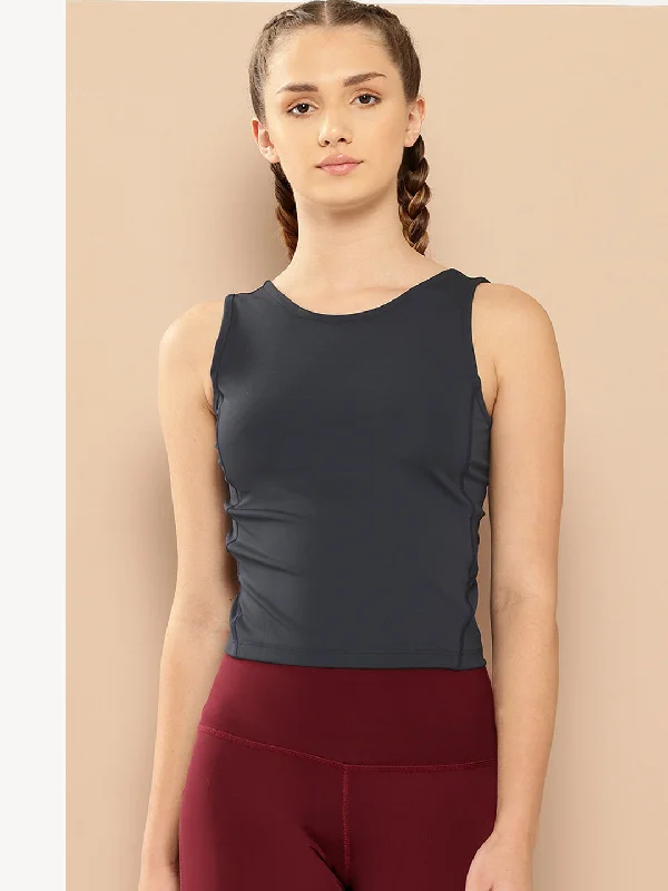 Athletic Edge Crop Top Solid Color Striped Floral