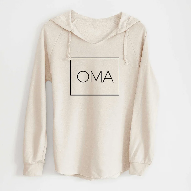 oma Boxed - Cali Wave Hooded Sweatshirt. Hoodie with Full-Zip Functional Layering