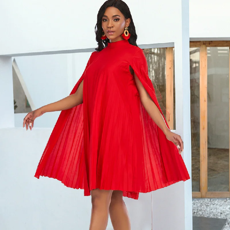 Sexy Plus Sizes Loose Short Party Dresses Tunics Print Colorful