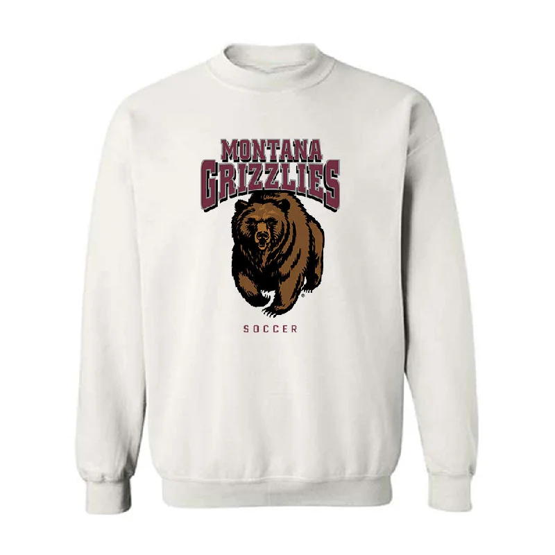 Montana - NCAA Women's Soccer : Bayliss Flynn - Classic Shersey Crewneck Sweatshirt. Hoodie with Belted Waist Structured Tailored Montana - NCAA Women's Soccer : Bayliss Flynn - Classic Shersey Crewneck Sweatshirt. Hoodie with Belted Waist Structured Tailored