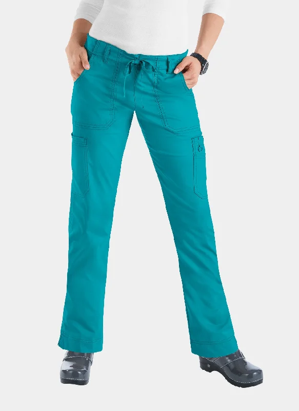 Koi Classics Lindsey Scrub Trousers - Turquoise Trousers versatile all-occasion