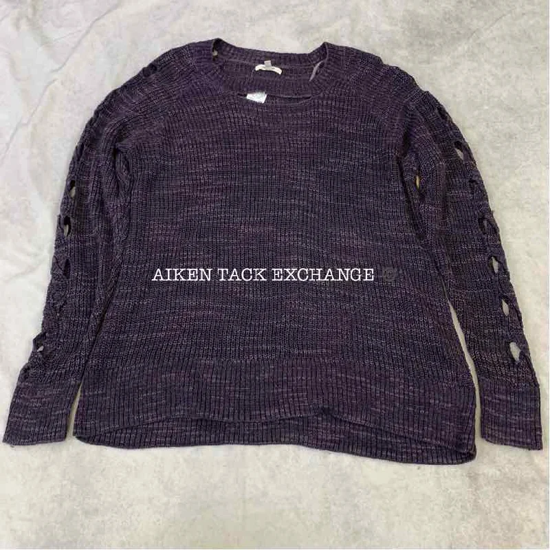 Maurices Long Sleeve Sweater, Size XXL Embroidered Appliqued Beaded