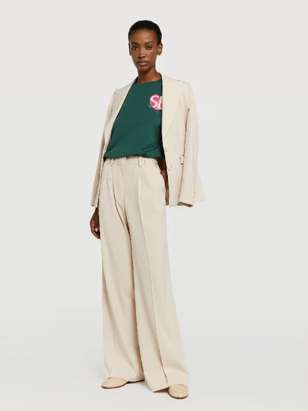 Loose suit trousers Trousers Formal Black