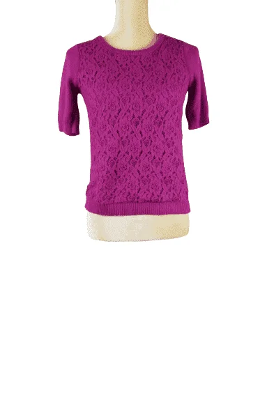 Forever 21 women's purplish sweater size S Rayon Fabric Velvet Fabric Corduroy Fabric Forever 21 women's purplish sweater size S Rayon Fabric Velvet Fabric Corduroy Fabric