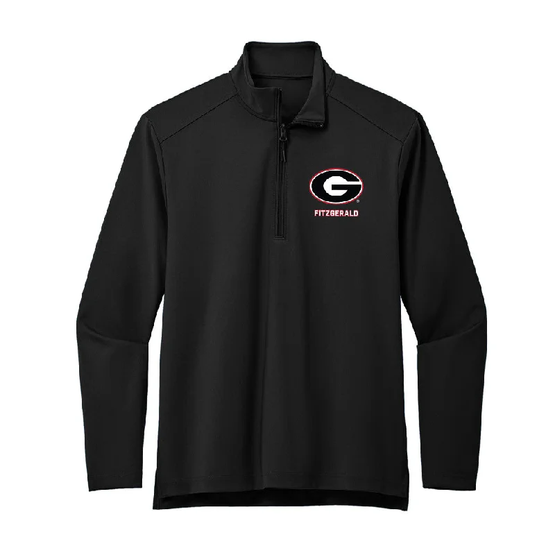 Georgia - NCAA Women's Gymnastics : Sidney Fitzgerald - Premium Quarter Zip Jacket Faux Fur Jacket Real Fur Jacket Shearling Jacket