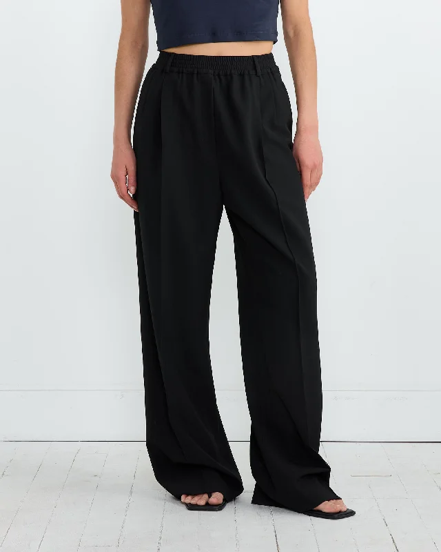 Erwin Trouser in Black Trousers Canvas Durable