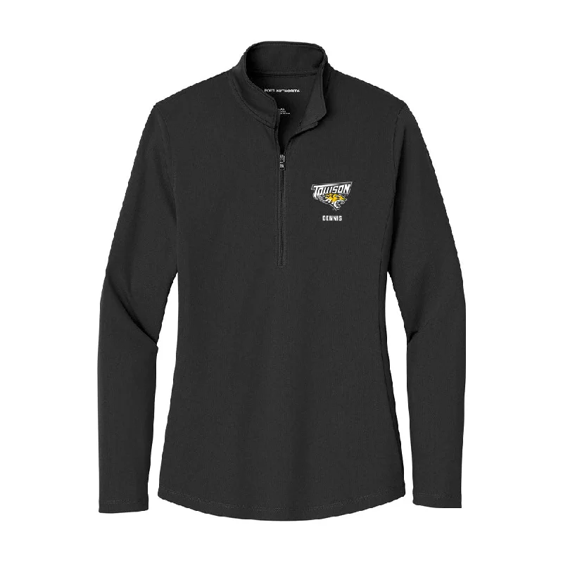 Towson - NCAA Women's Gymnastics : Chelsey Dennis - Women's Lightweight Quarter Zip Jacket Jacket Blazer Coat