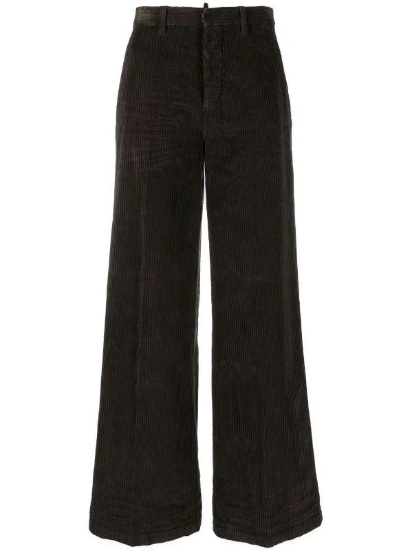 DSQUARED2 wide-leg corduroy trousers Trousers Bestseller Popular