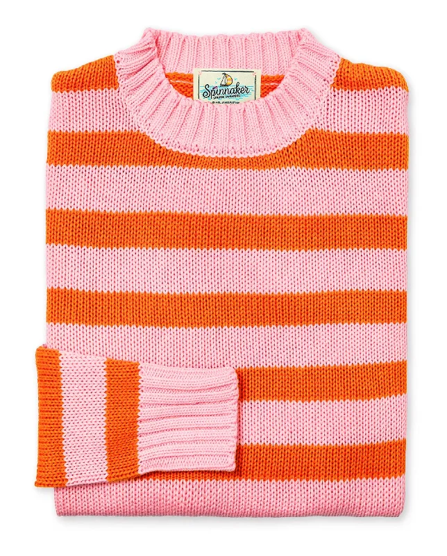 Harbor Island Striped Sweater Denim Fabric Leather Fabric Suede Fabric