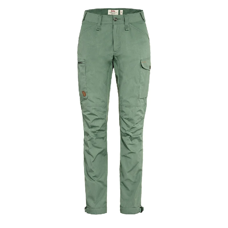 Fjallraven Womens Kaipak Trousers Curved Patina Green Trousers Fall Fleece