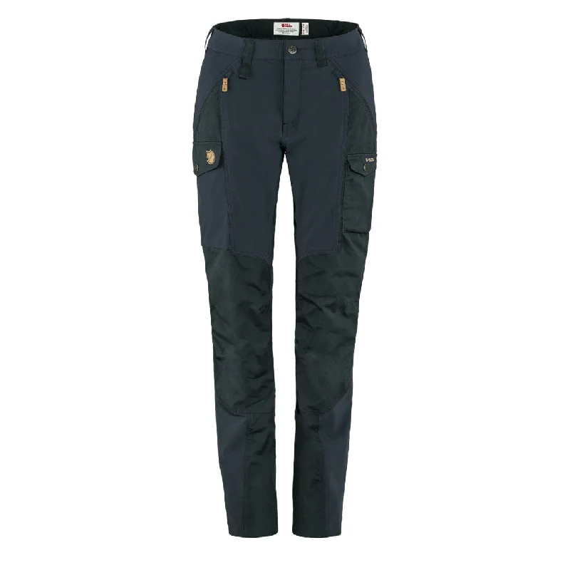 Fjallraven Womens Nikka Trousers Curved Dark Navy Trousers Timeless Classic