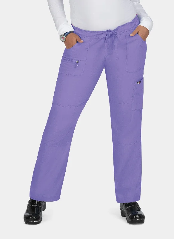 Koi Lite Peace Scrub Trousers - French Lavender Trousers Palazzo Wide Leg