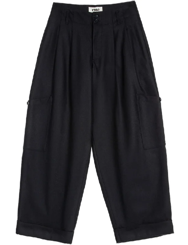 YMC Grease Trousers Navy Trousers Cargo Utility