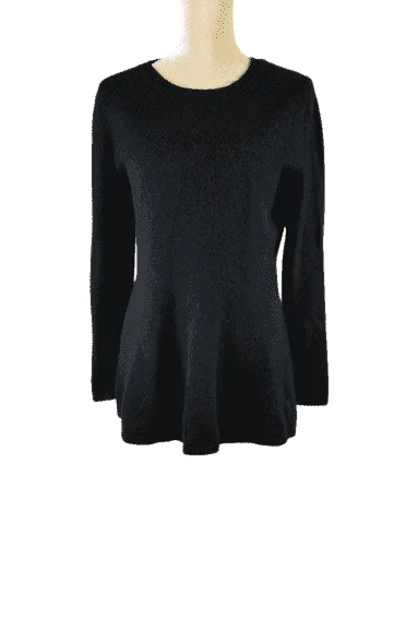 Isaac Mizrahi women's black sweater size M Sweater Knitwear Pullover