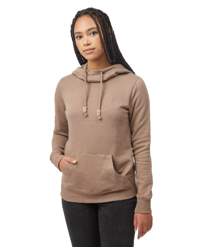 TENTREE Women's TreeFleece Banshee Pullover Hoodie Pine Bark Hooded Pullover Sweater TENTREE Women's TreeFleece Banshee Pullover Hoodie Pine Bark Hooded Pullover Sweater