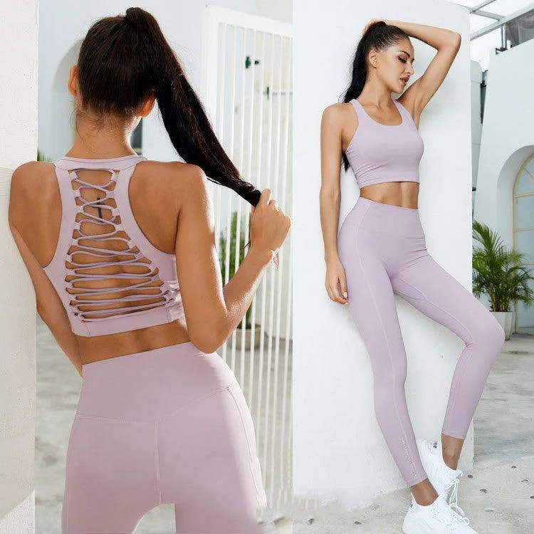 Best Tie Rope Shockproof Gather Bra Reflective Hip Hip Peach Trousers Running Yoga Fitness Suit Trousers Elastic Waist Soft Best Tie Rope Shockproof Gather Bra Reflective Hip Hip Peach Trousers Running Yoga Fitness Suit Trousers Elastic Waist Soft