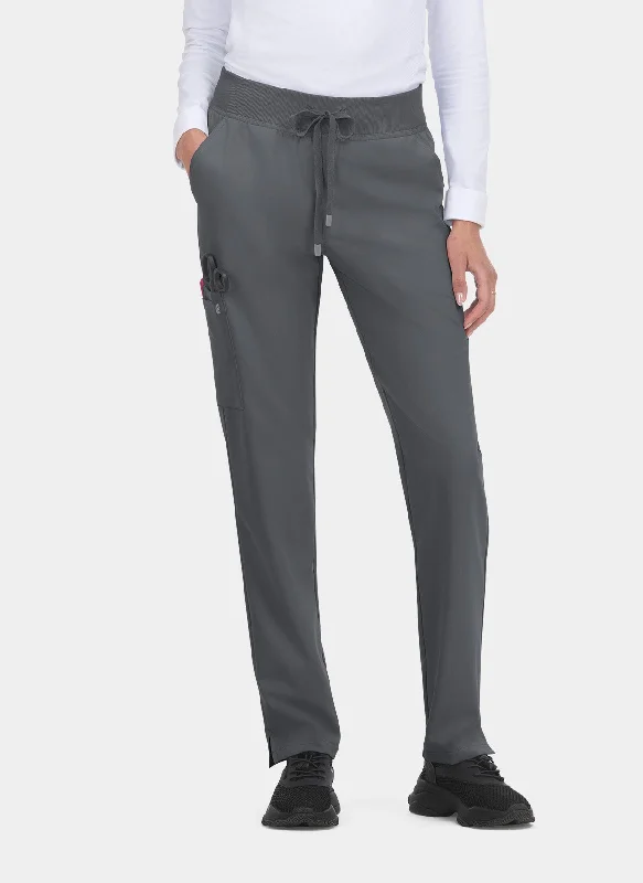 Koi Cureology Atria Scrub Trousers - Pewter Trousers Satin Smooth