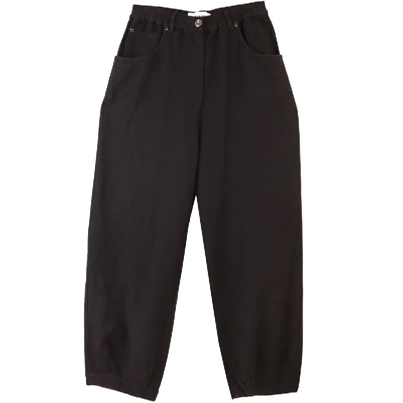 Fergus Trousers in Black by L.F.Markey Trousers Flared Retro
