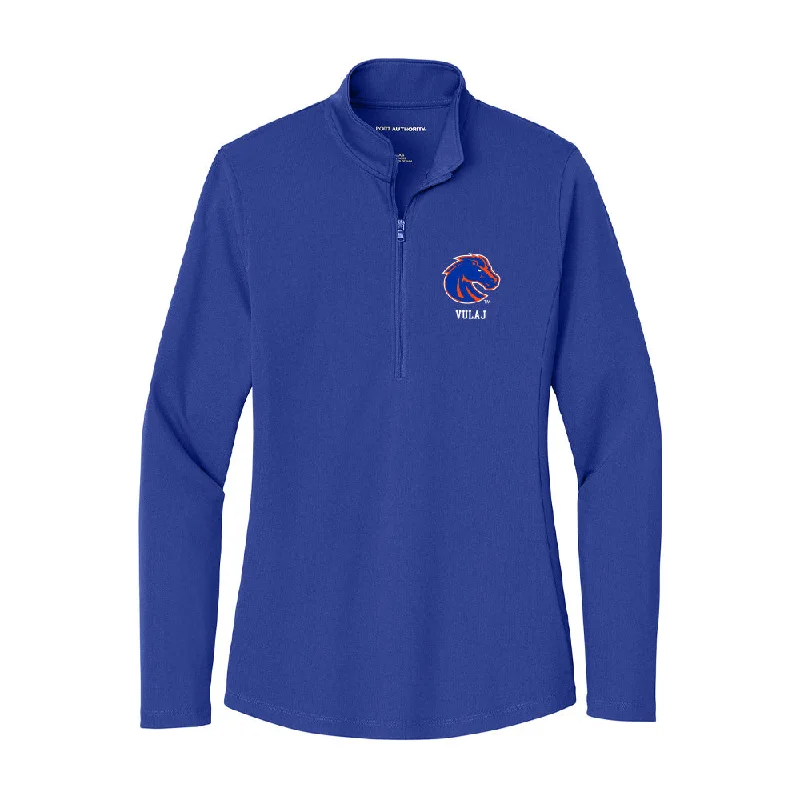 Boise State - NCAA Women's Gymnastics : Alyssa Vulaj - Women's Lightweight Quarter Zip Jacket Fleece Jacket Down Jacket Feather Jacket Boise State - NCAA Women's Gymnastics : Alyssa Vulaj - Women's Lightweight Quarter Zip Jacket Fleece Jacket Down Jacket Feather Jacket