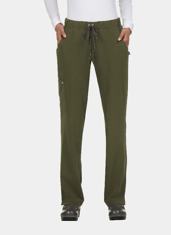 Koi Next Gen Everyday Hero Scrub Trousers - Olive Trousers Gym Athletic