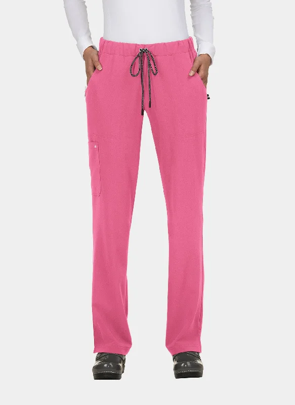 Koi Next Gen Everyday Hero Scrub Trousers - Geranium Trousers Bridal Satin