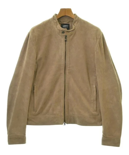 EMMETI Motercycle Jackets Notch Collar Jacket Peter Pan Collar Jacket Cowl Neck Jacket