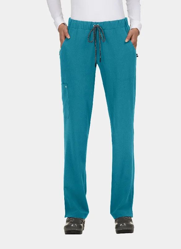 Koi Next Gen Everyday Hero Scrub Trousers - Teal Trousers Prom Sequined