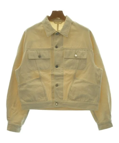E.TAUTZ Denim jackets Stand-Up Collar Roll-Neck Collar Turtle Neck