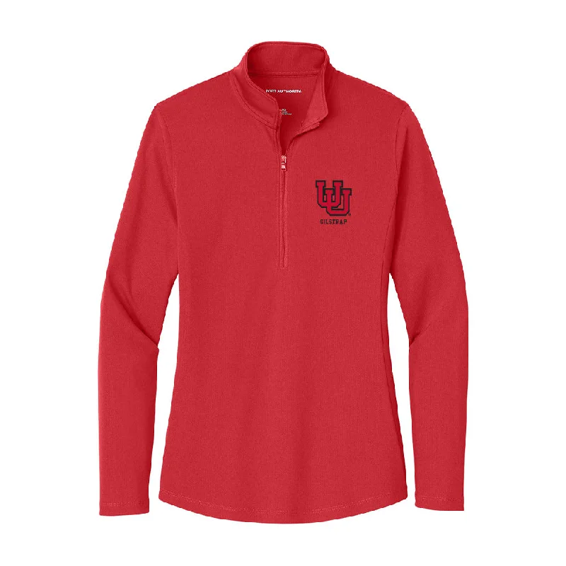 Utah - NCAA Women's Gymnastics : Jaylene Gilstrap - Women's Lightweight Quarter Zip Jacket Zippered Jacket Buttoned Jacket Snapped Jacket Utah - NCAA Women's Gymnastics : Jaylene Gilstrap - Women's Lightweight Quarter Zip Jacket Zippered Jacket Buttoned Jacket Snapped Jacket