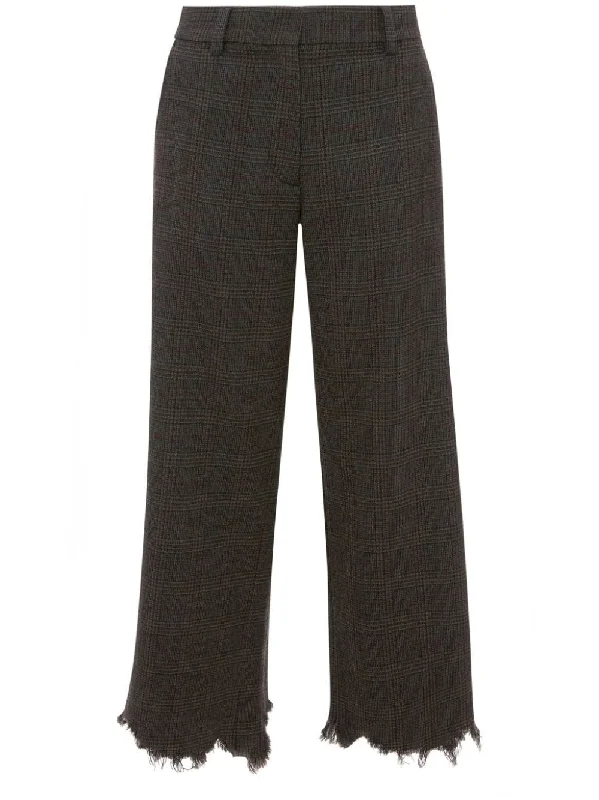 JWAnderson distressed-effect straight-leg trousers Trousers Ceremony Elegant