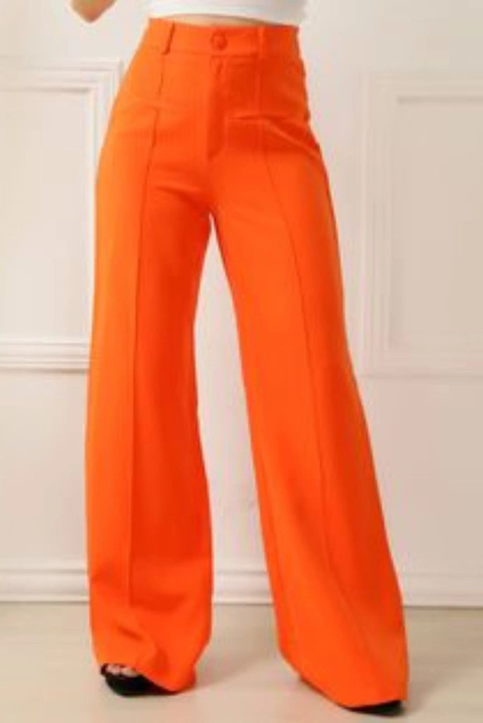 Women Orange Trouser For Office Promos Wedding Party And Every Event Wear Trousers versatile functional
