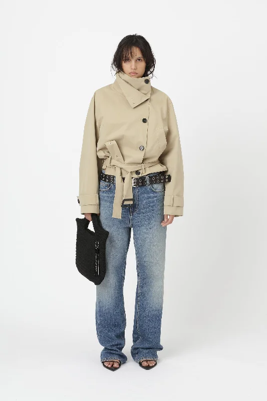 Tika Jacket - Cornstalk Toggled Jacket Drawstring Jacket Belted Jacket