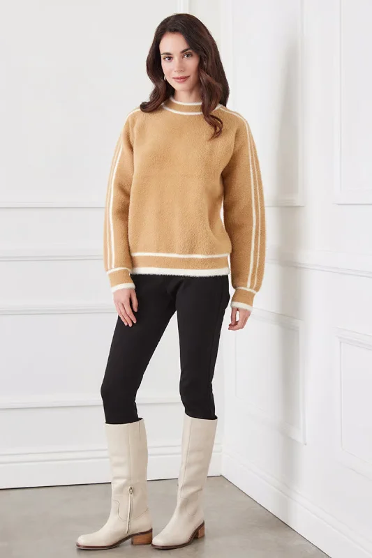 Texture Sweater [CAM-3L89749] Fitted Slim Tailored