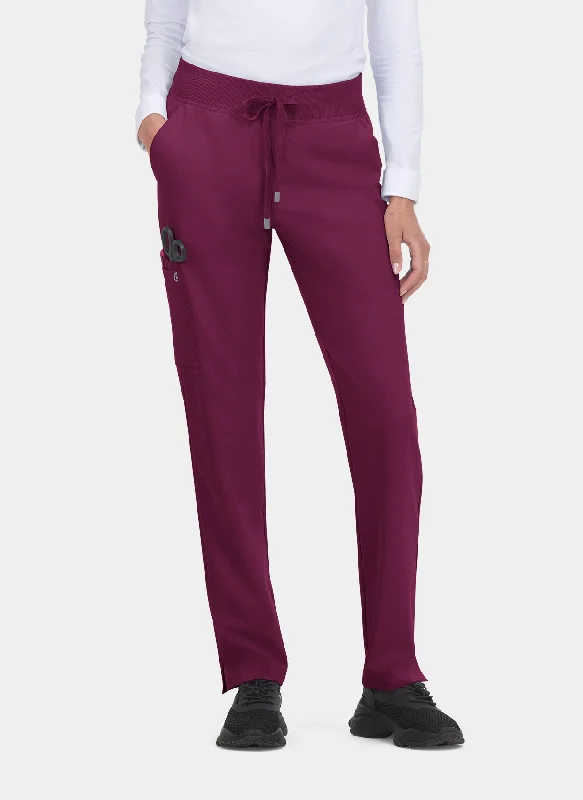 Koi Cureology Atria Scrub Trousers - Wine Trousers Mesh Breathable