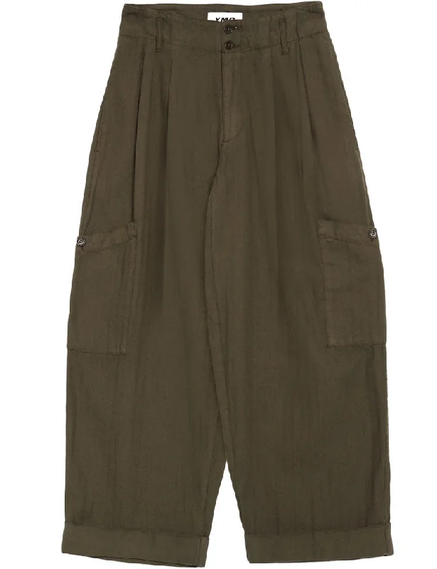 YMC Grease Trousers Olive Trousers Tapered Slim Fit