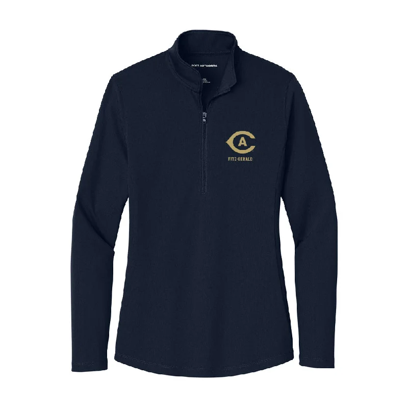 UC Davis - NCAA Women's Gymnastics : Isabella Fitz-Gerald - Women's Lightweight Quarter Zip Jacket Chenille Jacket Brocade Jacket Lace Jacket