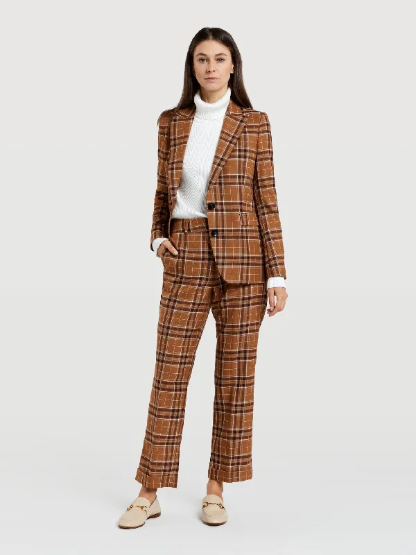 Check suit trousers Trousers Chinos Classic