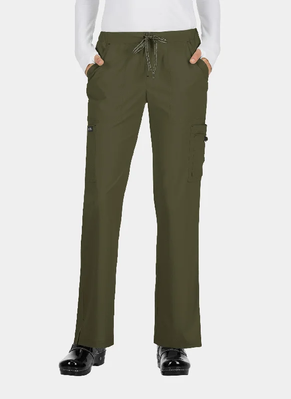Koi Basics Holly Scrub Trousers - Olive Trousers cozy soft