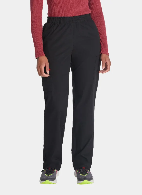 Dickies EDS Signature Ladies Natural Rise Tapered Leg Pull-On Scrub Trousers DKE86106 - Black Trousers Fall Fleece