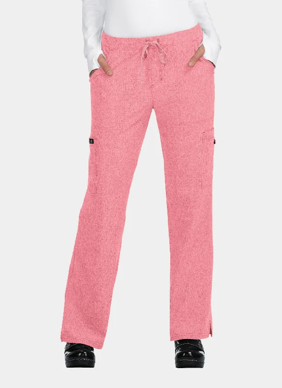 Koi Basics Holly Scrub Trousers - Heather Soft Pink Trousers Versatile Stylish