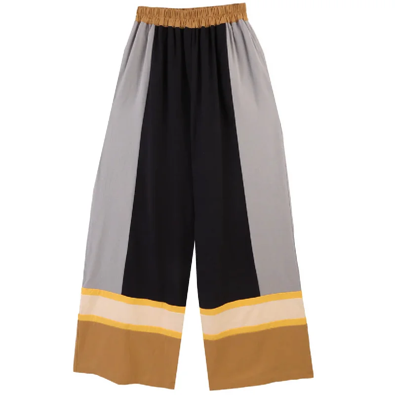 Eamon Trousers in Quilt Colourblock by L.F.Markey Trousers Tapered Slim Fit