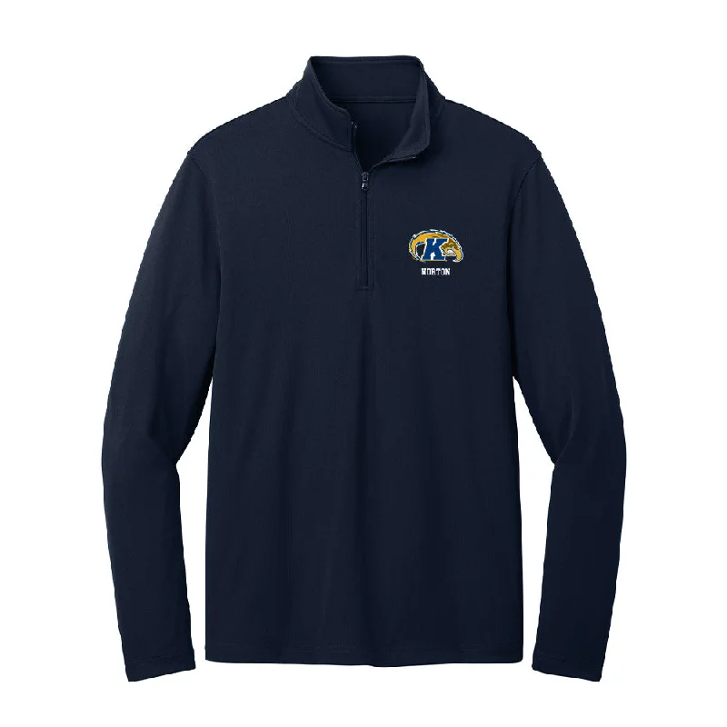 Kent State - NCAA Women's Gymnastics : Kaileigh Norton - Lightweight Quarter Zip Jacket Zippered Jacket Buttoned Jacket Snapped Jacket