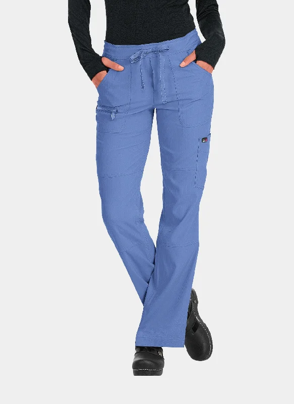 Koi Lite Peace Scrub Trousers - True Ceil Skinny Trousers Denim Stretchy