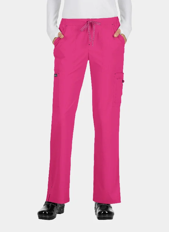 Koi Basics Holly Scrub Trousers - Flamingo Trousers Occasion Special